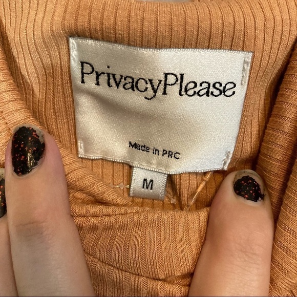 PRIVACY Please Silas Off The Shoulder Ribbed Dress - Picture 9 of 10